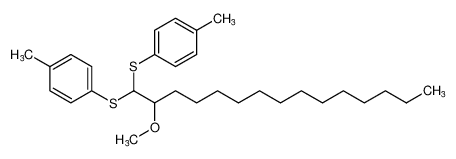 (2-methoxypentadecane-1,1-diyl)bis(p-tolylsulfane) CAS:98215-08-8 manufacturer & supplier