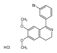 1-(3-Bromo-phenyl)-6,7-dimethoxy-3,4-dihydro-isoquinoline; hydrochloride CAS:98215-66-8 manufacturer & supplier