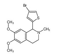 1-(4-bromo-2-thienyl)-6,7-dimethoxy-2-methyl-1,2,3,4-tetrahydroisoquinoline CAS:98215-83-9 manufacturer & supplier