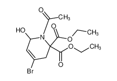 diethyl 1-acetyl-4-bromo-6-hydroxy-3,6-dihydropyridine-2,2(1H)-dicarboxylate CAS:98234-70-9 manufacturer & supplier