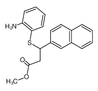 methyl 3-((2-aminophenyl)thio)-3-(naphthalen-2-yl)propanoate CAS:98242-13-8 manufacturer & supplier