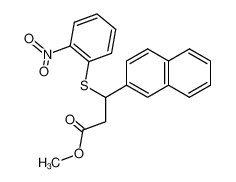 methyl 3-(naphthalen-2-yl)-3-((2-nitrophenyl)thio)propanoate CAS:98242-14-9 manufacturer & supplier