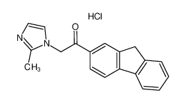 1-(9H-fluoren-2-yl)-2-(2-methyl-1H-imidazol-1-yl)ethanone hydrochloride CAS:98242-50-3 manufacturer & supplier