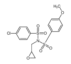 N-(4-chlorophenyl)sulfonyl-4-methoxy-N-(oxiran-2-ylmethyl)benzenesulfonamide CAS:98242-54-7 manufacturer & supplier