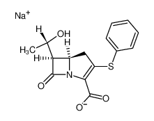 sodium (+/-)-cis-6β-((1S*)-1-hydroxyethyl)-7-oxo-3-phenylthio-1-azabicyclo(3.2.0)hept-2-ene-2-carboxylate CAS:98243-79-9 manufacturer & supplier