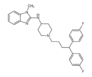 {1-[4,4-Bis-(4-fluoro-phenyl)-butyl]-piperidin-4-yl}-(1-methyl-1H-benzoimidazol-2-yl)-amine CAS:98244-76-9 manufacturer & supplier