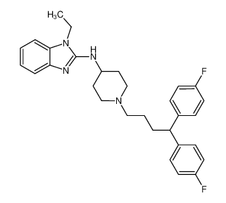 {1-[4,4-Bis-(4-fluoro-phenyl)-butyl]-piperidin-4-yl}-(1-ethyl-1H-benzoimidazol-2-yl)-amine CAS:98244-79-2 manufacturer & supplier