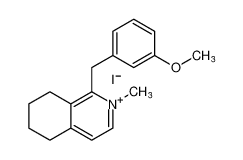 1-(3-methoxybenzyl)-2-methyl-5,6,7,8-tetrahydroisoquinolin-2-ium iodide CAS:98254-25-2 manufacturer & supplier