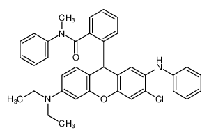 2-(3-chloro-6-(diethylamino)-2-(phenylamino)-9H-xanthen-9-yl)-N-methyl-N-phenylbenzamide CAS:98257-09-1 manufacturer & supplier