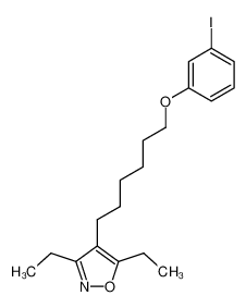 3,5-diethyl-4-[6-(3-iodophenoxy)hexyl]isoxazole CAS:98263-54-8 manufacturer & supplier