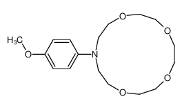 13-(4-methoxyphenyl)-1,4,7,10-tetraoxa-13-azacyclopentadecane CAS:98269-23-9 manufacturer & supplier