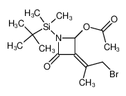 4-acetoxy-3-((E)-2-bromo-1-methylethylidene)-1-(tert-butyldimethylsilyl)-2-azetidinone CAS:98269-67-1 manufacturer & supplier