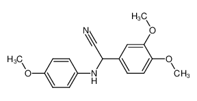 (4-Methoxy-anilin)-(3,4-dimethoxy-phenyl)-essigsaeure-nitril CAS:98281-45-9 manufacturer & supplier