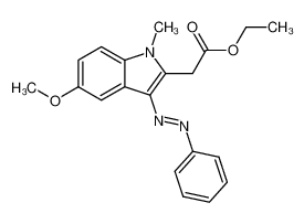 (5-Methoxy-1-methyl-3-phenylazo-1H-indol-2-yl)-acetic acid ethyl ester CAS:98294-47-4 manufacturer & supplier