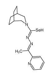 (1s,5s,Z)-N-((E)-1-(pyridin-2-yl)ethylidene)-3-azabicyclo[3.2.2]nonane-3-carbohydrazonoselenoic acid CAS:98299-13-9 manufacturer & supplier