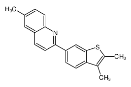 2-(2,3-dimethyl-benzo[b]thiophen-6-yl)-6-methyl-quinoline CAS:98306-94-6 manufacturer & supplier