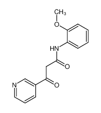 N-(2-methoxy-phenyl)-3-oxo-3-pyridin-3-yl-propionamide CAS:98310-80-6 manufacturer & supplier