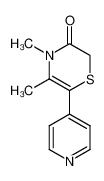 4,5-dimethyl-6-(4-pyridinyl)-2H-1,4-thiazin-3-one CAS:98320-15-1 manufacturer & supplier