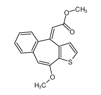 [10-Methoxy-4H-benzo[4,5]cyclohepta[1,2-b]thiophen-4-ylidene]-acetic acid methyl ester CAS:98320-26-4 manufacturer & supplier