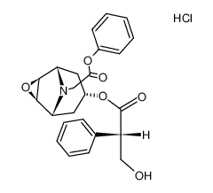 (S)-3-Hydroxy-2-phenyl-propionic acid (1R,2R,4S,5S,7S)-9-phenoxycarbonylmethyl-3-oxa-9-aza-tricyclo[3.3.1.02,4]non-7-yl ester; hydrochloride CAS:98321-43-8 manufacturer & supplier