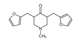 4-Piperidinone, 3,5-bis(2-furanylmethyl)-1-methyl- CAS:98322-09-9 manufacturer & supplier