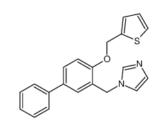 1H-Imidazole, 1-[[4-(2-thienylmethoxy)[1,1'-biphenyl]-3-yl]methyl]- CAS:98323-53-6 manufacturer & supplier