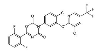 3-(4-chloro-3-((3-chloro-5-(trifluoromethyl)pyridin-2-yl)oxy)phenyl)-6-(2,6-difluorophenyl)-2H-1,3,5-oxadiazine-2,4(3H)-dione CAS:98328-81-5 manufacturer & supplier