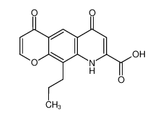 6,9-dihydro-4,6-dioxo-10-propyl-4H-pyrano(3,2-g)quinoline-8-carboxylic acid CAS:98331-63-6 manufacturer & supplier