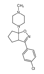 3-(4-chloro-phenyl)-6a-(4-methyl-piperazin-1-yl)-4,5,6,6a-tetrahydro-3aH-cyclopenta[d]isoxazole CAS:98340-46-6 manufacturer & supplier