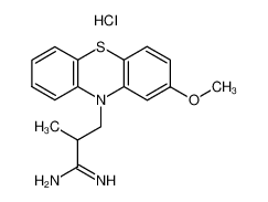 3-(2-Methoxy-phenothiazin-10-yl)-2-methyl-propionamidine; hydrochloride CAS:98343-33-0 manufacturer & supplier