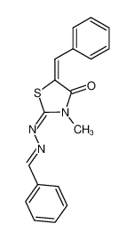 benzaldehyde (5-benzylidene-3-methyl-4-oxo-thiazolidin-2-ylidene)-hydrazone CAS:98347-19-4 manufacturer & supplier