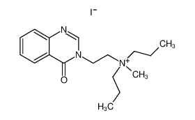 Methyl-[2-(4-oxo-4H-quinazolin-3-yl)-ethyl]-dipropyl-ammonium; iodide CAS:98348-40-4 manufacturer & supplier