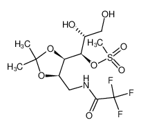 Methanesulfonic acid (1R,2R)-1-{(4R,5R)-2,2-dimethyl-5-[(2,2,2-trifluoro-acetylamino)-methyl]-[1,3]dioxolan-4-yl}-2,3-dihydroxy-propyl ester CAS:98362-07-3 manufacturer & supplier