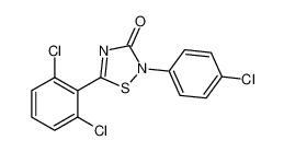 1,2,4-Thiadiazol-3(2H)-one, 2-(4-chlorophenyl)-5-(2,6-dichlorophenyl)- CAS:98371-41-6 manufacturer & supplier