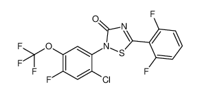 2-(2-chloro-4-fluoro-5-(trifluoromethoxy)phenyl)-5-(2,6-difluorophenyl)-1,2,4-thiadiazol-3(2H)-one CAS:98372-17-9 manufacturer & supplier