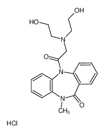 5,10-Dihydro-5-(bis(2-hydroxyethyl)aminoacetyl)-10-methyl-11H-dibenzo(b,e)(1,4)diazepin-11-on-hydrochlorid CAS:98374-68-6 manufacturer & supplier