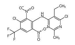 6-chloro-N-(3-chloro-2,6-dinitro-4-(trifluoromethyl)phenyl)-5-ethyl-2-methylpyrimidin-4-amine CAS:98375-22-5 manufacturer & supplier