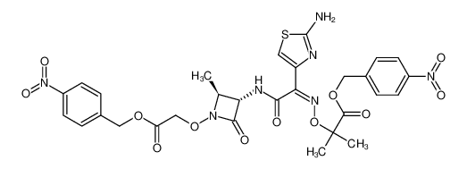 (3S,4S)-3-{2-(2-aminothiazol-4-yl)-(Z)-2-[1-methyl-1-(p-nitrobenzyloxycarbonyl)ethoxyimino]acetamido}-4-methyl-1-(p-nitrobenzyloxycarbonylmethoxy)-2-azetidinone CAS:98376-52-4 manufacturer & supplier