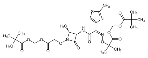 (3S,4S)-3-[2-(2-aminothiazol- 4-yl)-(Z)-(1-methyl-1-pivaloyloxymethoxycarbonylethoxyimino)acetamido]-4-methyl-1-pivaloyloxymethoxycarbonylmethoxy-2-azetidinone CAS:98376-89-7 manufacturer & supplier