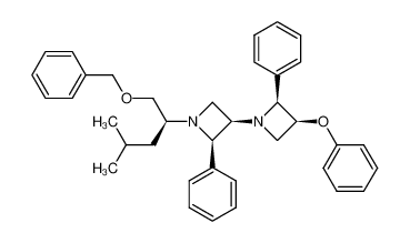 (2R,3R)-1-((S)-1-((benzyloxy)methyl)-3-methylbutyl)-2-phenyl-3-((2'S,3'S)-2'-phenyl-3'-phenoxyazetidinyl)azetidine CAS:98380-61-1 manufacturer & supplier