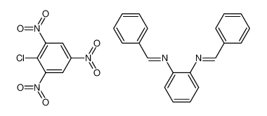 N,N'-Bis-[1-phenyl-meth-(E)-ylidene]-benzene-1,2-diamine; compound with 2-chloro-1,3,5-trinitro-benzene CAS:98381-40-9 manufacturer & supplier