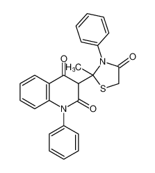 3-(2-methyl-4-oxo-3-phenylthiazolidin-2-yl)-1-phenylquinoline-2,4(1H,3H)-dione CAS:98381-85-2 manufacturer & supplier