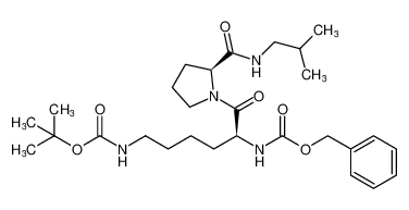 benzyl tert-butyl ((S)-6-((S)-2-(isobutylcarbamoyl)pyrrolidin-1-yl)-6-oxohexane-1,5-diyl)dicarbamate CAS:98385-14-9 manufacturer & supplier