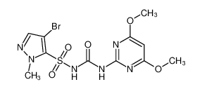 4-bromo-N-((4,6-dimethoxypyrimidin-2-yl)carbamoyl)-1-methyl-1H-pyrazole-5-sulfonamide CAS:98389-02-7 manufacturer & supplier