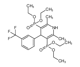 tetraethyl (2,6-dimethyl-4-(3-(trifluoromethyl)phenyl)-1,4-dihydropyridine-3,5-diyl)bis(phosphonate) CAS:98398-92-6 manufacturer & supplier