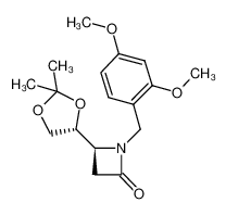 (S)-1-(2,4-dimethoxybenzyl)-4-[(R)-2,2-dimethyl-1,3-dioxolan-4-yl]-2-azetidinone CAS:98401-10-6 manufacturer & supplier