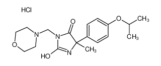 5-methyl-3-(morpholin-4-ium-4-ylmethyl)-5-(4-propan-2-yloxyphenyl)imidazolidine-2,4-dione,chloride CAS:98402-05-2 manufacturer & supplier