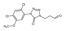 3-(4-(2,4-dichloro-5-methoxyphenyl)-5-oxo-4,5-dihydro-1H-tetrazol-1-yl)propanal CAS:98403-79-3 manufacturer & supplier