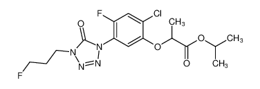 isopropyl 2-(2-chloro-4-fluoro-5-(4-(3-fluoropropyl)-5-oxo-4,5-dihydro-1H-tetrazol-1-yl)phenoxy)propanoate CAS:98403-85-1 manufacturer & supplier