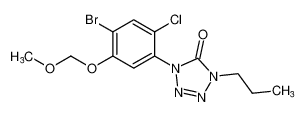 1-(4-bromo-2-chloro-5-(methoxymethoxy)phenyl)-4-propyl-1,4-dihydro-5H-tetrazol-5-one CAS:98404-60-5 manufacturer & supplier